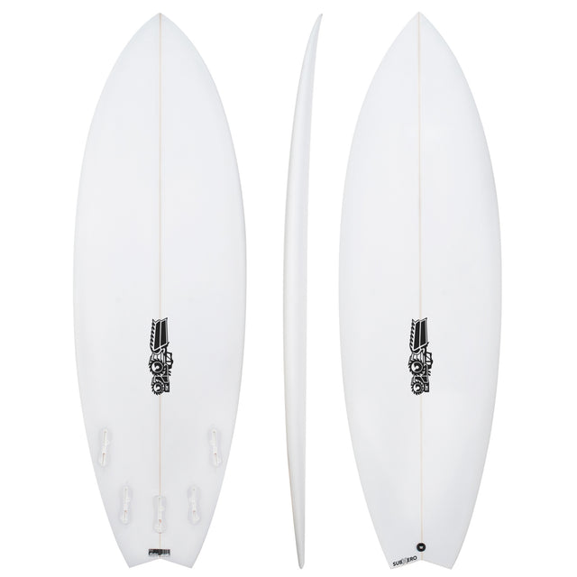 Sub Xero 5'6" x 20" X 2 9/16" - 30.30L, Swallow, 5x FCS 2 Fin Boxes, PU - ID:1133048