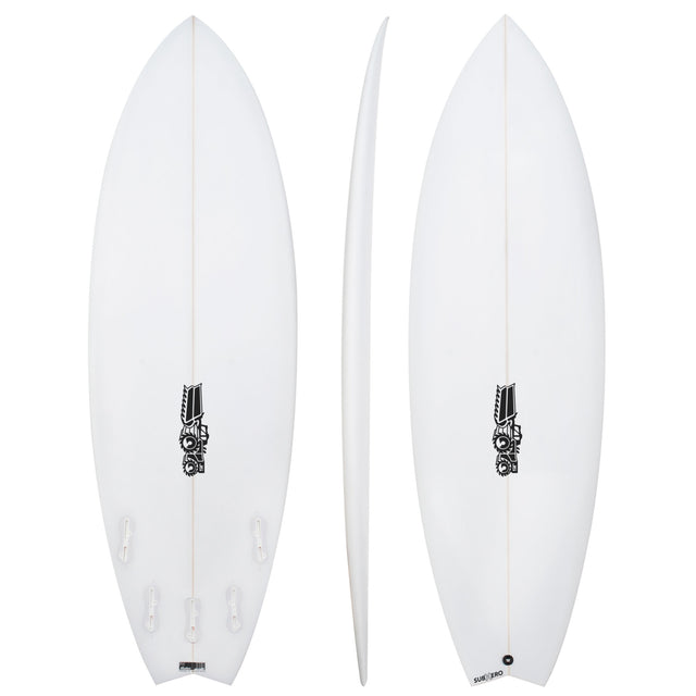 Sub Xero 5'8" x 20 1/2" X 2 11/16" - 33.80L, Swallow, 5x FCS 2 Fin Boxes, PU - ID:1170288