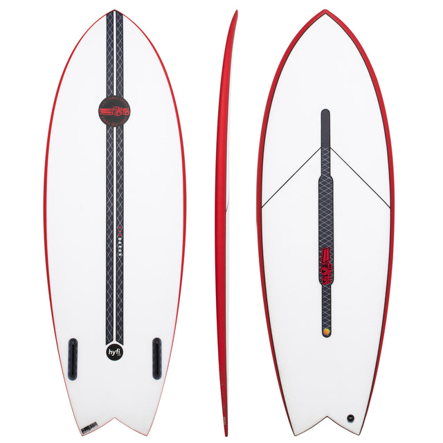 Red Baron 5'4" x 20 3/4" X 2 3/8" - 29.90L, Swallow, 2x FCS 2 Fin Boxes, PU - ID:1138005