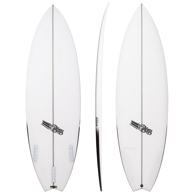 Xero Fusion 5'11" x 20" X 2 9/16" - 33.00L, Swallow, 3x FCS 2 Fin Boxes, PU - ID:1135518