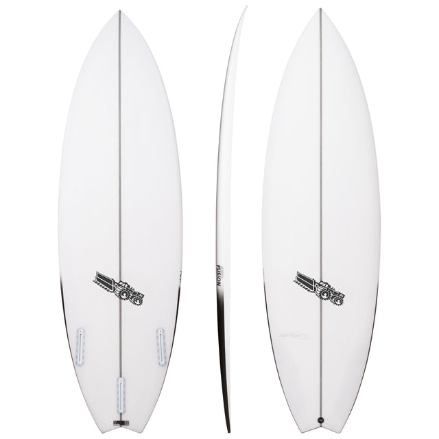 Xero Fusion 6'1" x 20 1/2" X 2 11/16" - 36.50L, Squash, 3x FCS 2 Fin Boxes, PU - ID:1013448