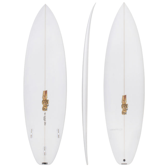 Golden Child 6'1" x 18 7/8" X 2 1/2" - 30.00L, Squash, 3x FCS 2 Fin Boxes, PU - ID:922381