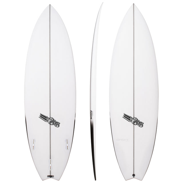 Xero Fusion 6'4" x 21 1/4" X 2 7/8" - 42.10L, Swallow, 3x FCS 2 Fin Boxes, PU - ID:1001008