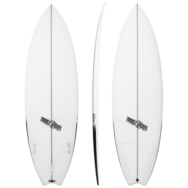 Xero Fusion 5'11" x 20" X 2 9/16" - 33.00L, Swallow, 3x FCS 2 Fin Boxes, PU - ID:1135518