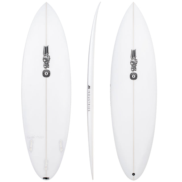 Schooner 6'3" x 19 1/2" X  2 3/4" - 34.60L, Round, 3x  Futures Fin Boxes, PU - ID:1150354