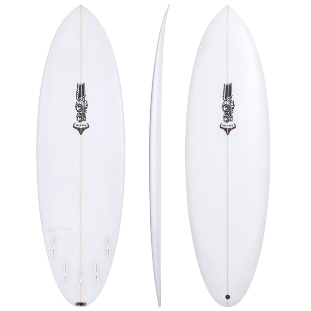 Bull Run 5'10" x 19 3/4" X  2 9/16" - 32.00L, Round, 5x  FCS 2 Fin Boxes, HYFI 3.0 - ID:1041516
