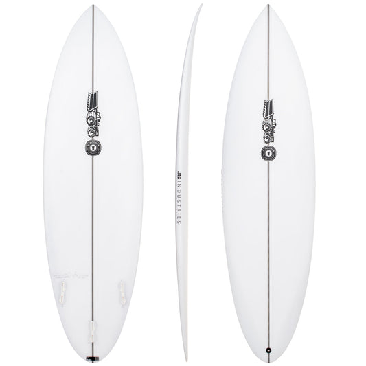 Schooner 5'8" x 18 1/4" X  2 5/16" - 24.60L, Round, 3x  FCS 2 Fin Boxes, PU - ID:781082