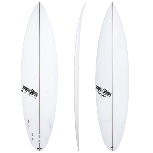 Forget Me Not 3 Step Up 6'10" x 19 1/8" X  2 3/4" - 37.70L, Round, 5x  FCS 2 Fin Boxes, PU - ID:791071