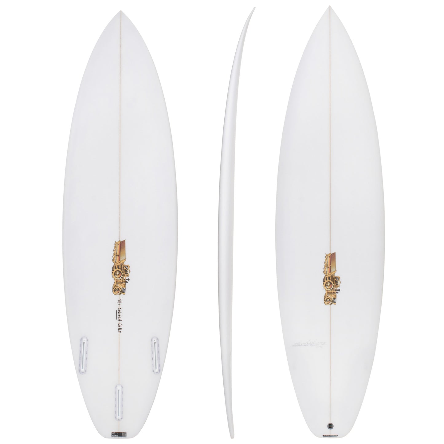 Golden Child Easy Rider 6'0" x 19" X  2 1/2" - 29.60L, Squash, 3x  FCS 2 Fin Boxes, PU - ID:867998