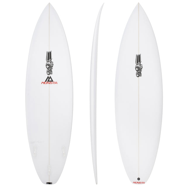 Monsta 5'11" x 19" X  2 1/2" - 28.90L, Squash, 3x  Futures Fin Boxes, PU - ID:1150370