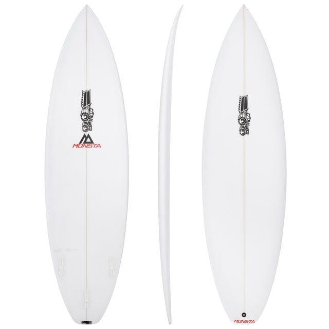Monsta 5'9" x 18 1/2" X  2 5/16" - 25.60L, Squash, 3x  FCS 2 Fin Boxes, PU - ID:1160692
