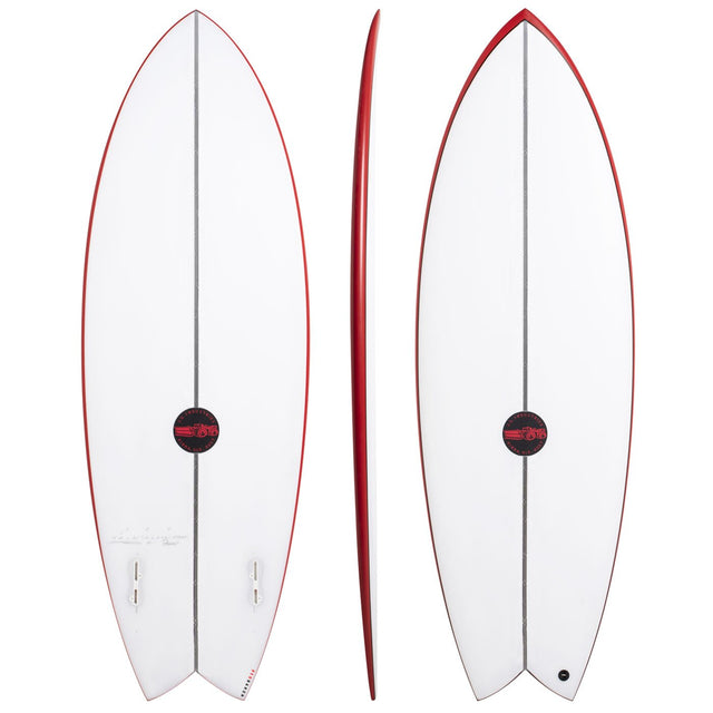 Red Baron 5'4" x 20 3/4" X  2 3/8" - 29.90L, Swallow, 2x  FCS 2 Fin Boxes, PU - ID:1170291