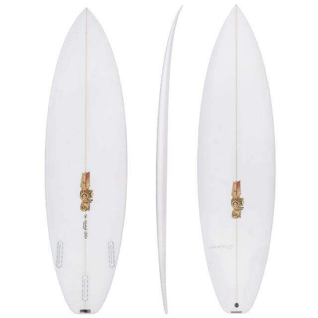 Golden Child 5'11" x 18 5/8" X  2 3/8" - 26.80L, Squash, 3x  FCS 2 Fin Boxes, PU - ID:1070274