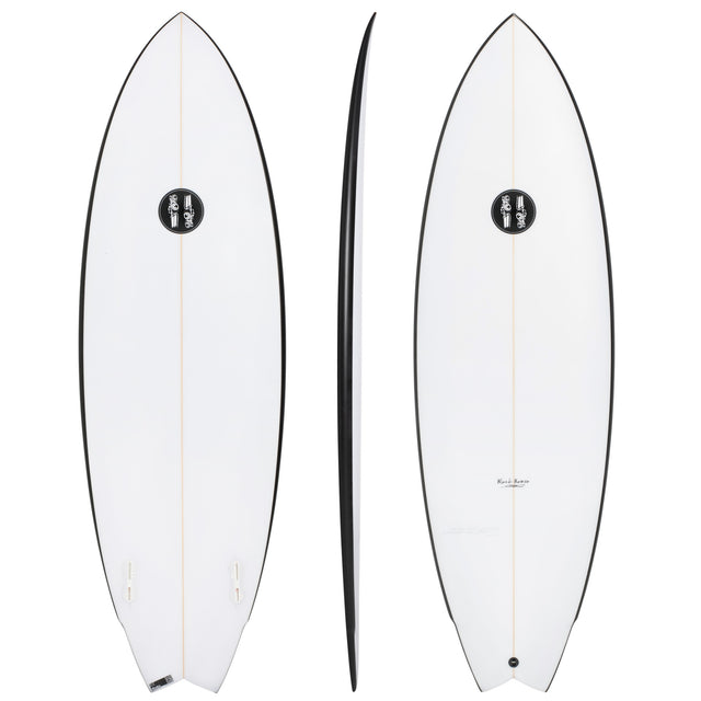 Black Baron 5'9" x 20 3/4" X  2 9/16" - 33.50L, Swallow, 2x  FCS 2 Fin Boxes, PU - ID:1058791