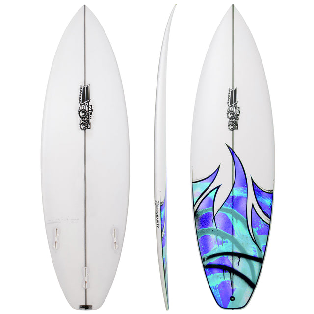 Xero Gravity Youth 5'6" x 17 3/4" X  2 1/8", Round, 3x  Futures Fin Boxes, PU [Low Average] - ID:1110169