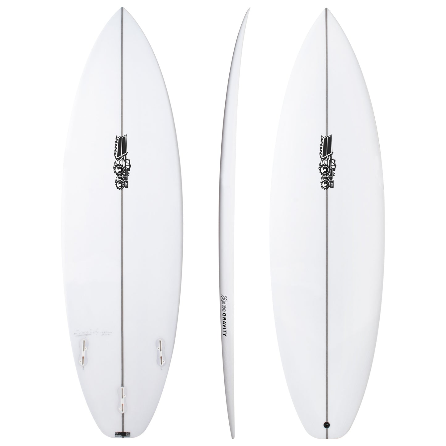 Xero Gravity 6'1" x 20" X  2 5/8" - 34.50L, Squash, 3x  FCS 2 Fin Boxes, HYFI 3.0 - ID:919314