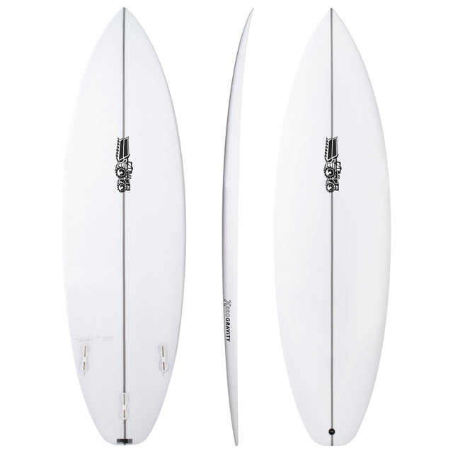 Xero Gravity 5'11" x 19 1/2" X  2 7/16" - 30.20L, Squash, 3x  FCS 2 Fin Boxes, PU - ID:1135508