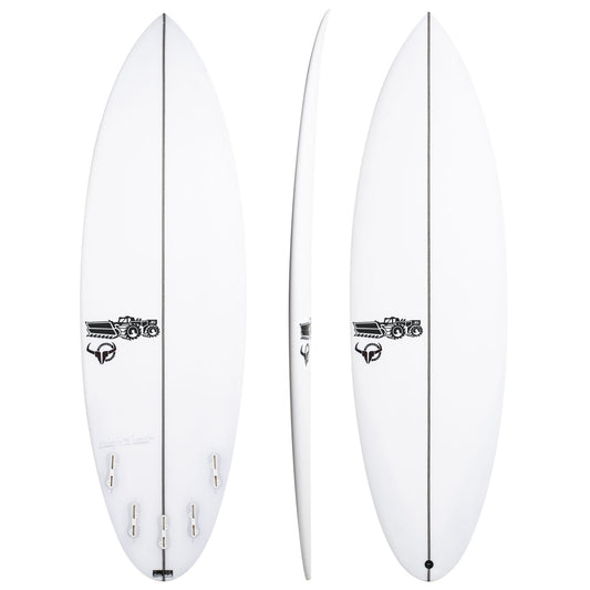 Bullseye 6'3" x 21" X  2 7/8" - 41.60L, Round, 5x  FCS 2 Fin Boxes, PU - ID:793782