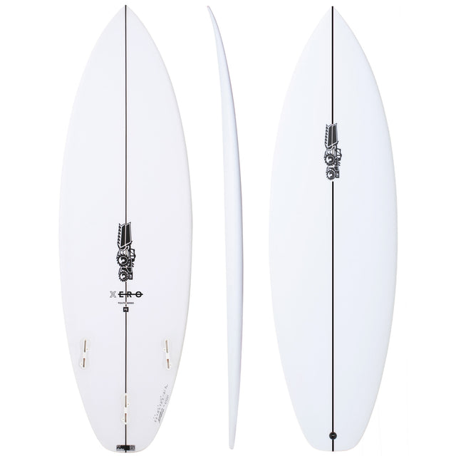 Xero Youth 5'0" x 18" X  2 1/16" - 19.70L, Squash, 3x  FCS 2 Fin Boxes, EPS [Low Average] - ID:726047