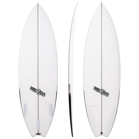 Xero Fusion 5'10" x 19 3/4" X  2 1/2" - 31.30L, Swallow, 5x  FCS 2 Fin Boxes, HYFI 3.0 - ID:919428