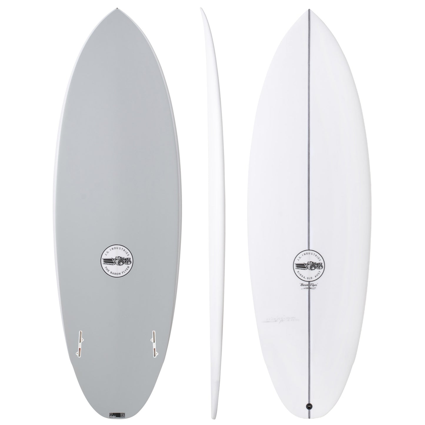 Baron Flyer 5'5" x 20" X  2 5/16" - 28.20L, Round, 2x  FCS 2 Fin Boxes, PU - ID:793707