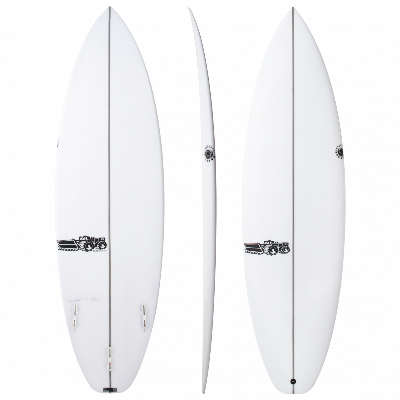 Xero Gravity 6'0" x 19 3/4" X  2 1/2" - 32.00L, Squash, 3x  Futures Fin Boxes, HYFI 2.0 - ID:773448