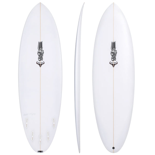 Bull Run 5'10" x 19 3/4" X  2 9/16" - 32.00L, Round, 5x  FCS 2 Fin Boxes, PU [New] - ID:1045064