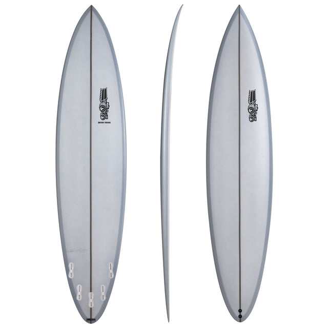 Mother Trucker 7'6" x 19 3/4" X  3" - 46.30L, Round Pin, 5x  FCS 2 Fin Boxes, PU - ID:791048