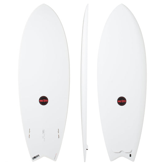 Red Baron Softboard 5'8" x 21 1/4" X  2 5/8" - 36.50L, 2x   Fin Boxes, Softboard - ID:939355