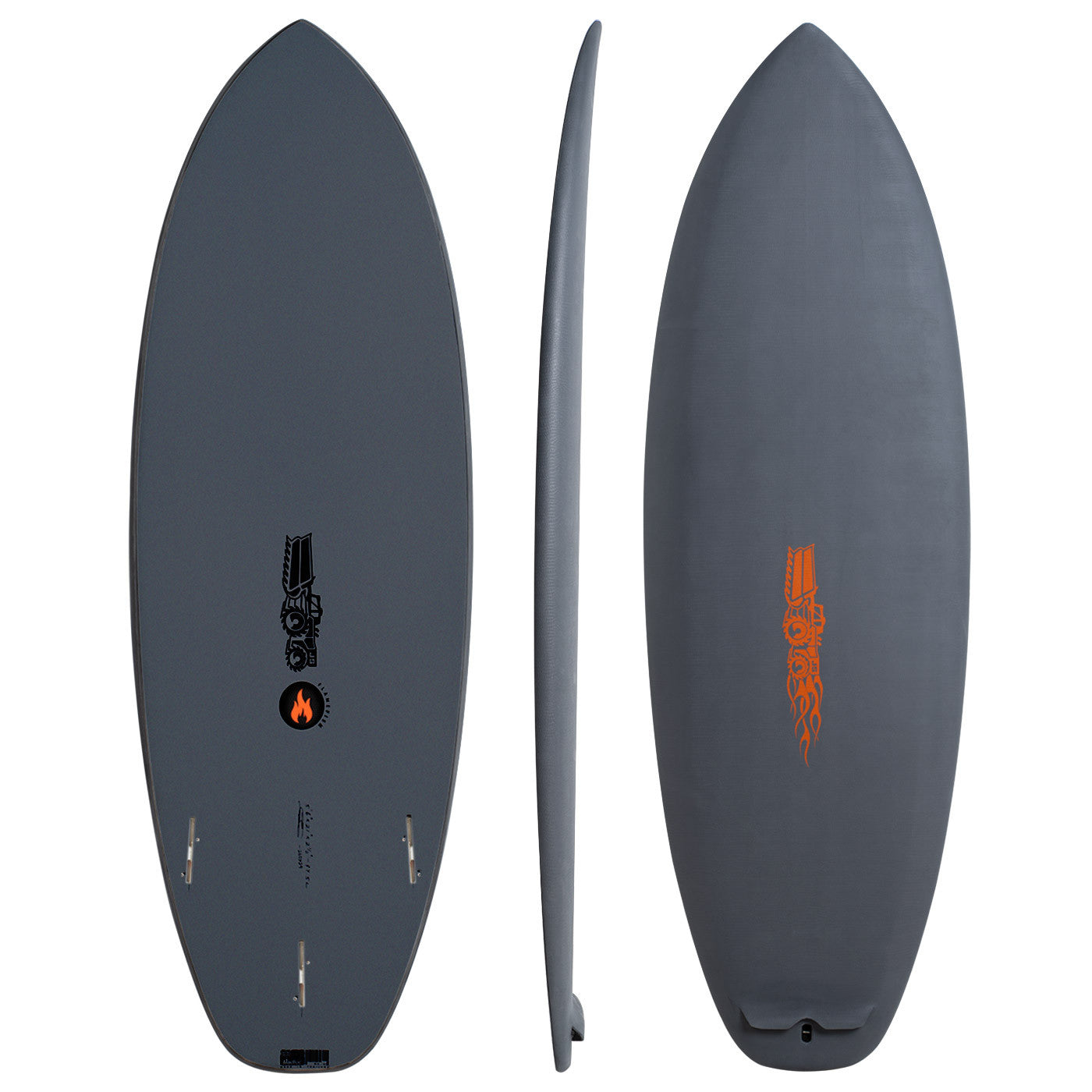 Flame Fish Softboard 5'4" x  X   - 31.30L, 3x  FCS 2 Fin Boxes - ID:914048