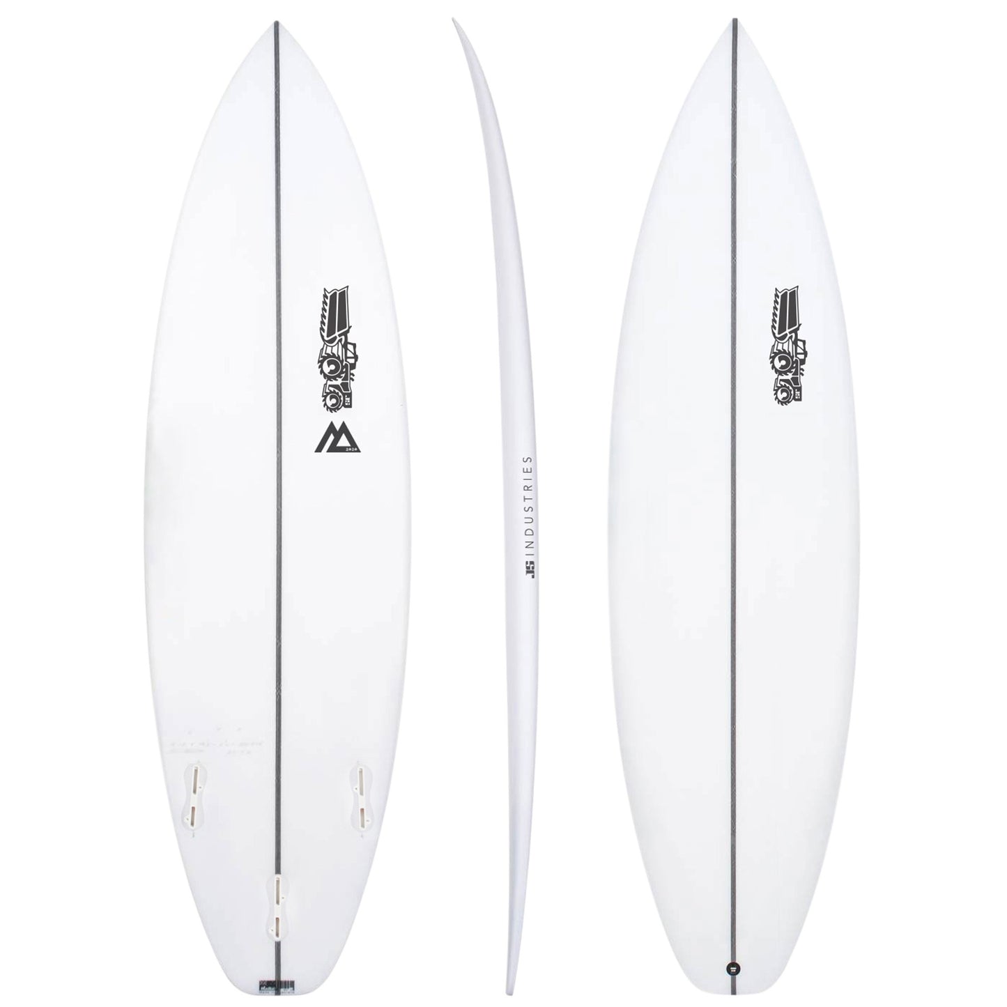 Monsta 2020 6'6" x 19 7/8" X  2 11/16" - 37.20L, Squash, 3x  Futures Fin Boxes, PE - ID:709046