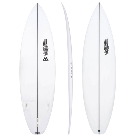 Monsta 2020 6'1" x 19" X  2 7/16" - 29.70L, Round, 5x  FCS 2 Fin Boxes, PE - ID:709133