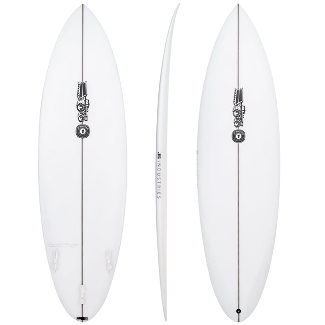 Schooner 6'3" x 19 1/2" X  2 3/4" - 34.60L, Round, 3x  Futures Fin Boxes, PU - ID:1150354