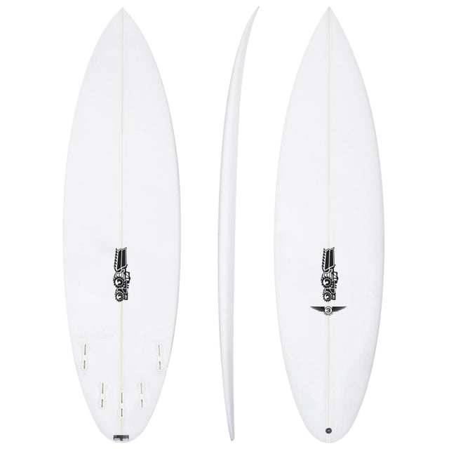 Forget Me Not 3 6'2" x 19 1/4" X  2 9/16" - 31.70L, Round, 5x  FCS 2 Fin Boxes, PU - ID:1160674