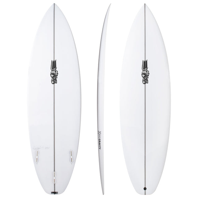 Xero Gravity 5'9" x 18 7/8" X  2 1/2" - 28.40L, Swallow, 5x  FCS 2 Fin Boxes, PU [Low Average] - ID:1129313