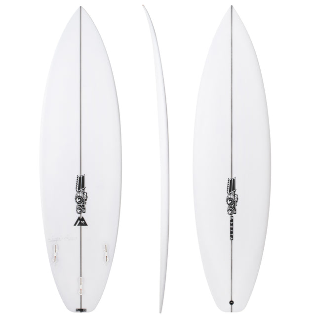 Monsta 10 6'4" x 19 3/4" X  2 5/8" - 35.00L, Squash, 3x  Futures Fin Boxes, PU - ID:1001026