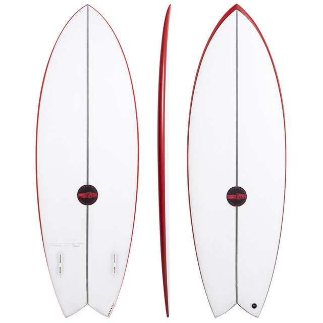 Red Baron 5'4" x 20 3/4" X  2 3/8" - 29.90L, Swallow, 2x  FCS 2 Fin Boxes, PU - ID:1138005