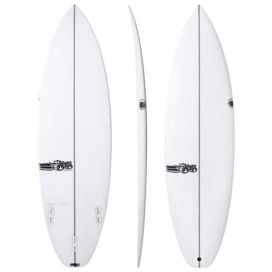 Xero Gravity Easy Rider 5'10" x 19 3/4" X  2 9/16" - 31.50L, Squash, 3x  Futures Fin Boxes, HYFI 2.0 - ID:773453