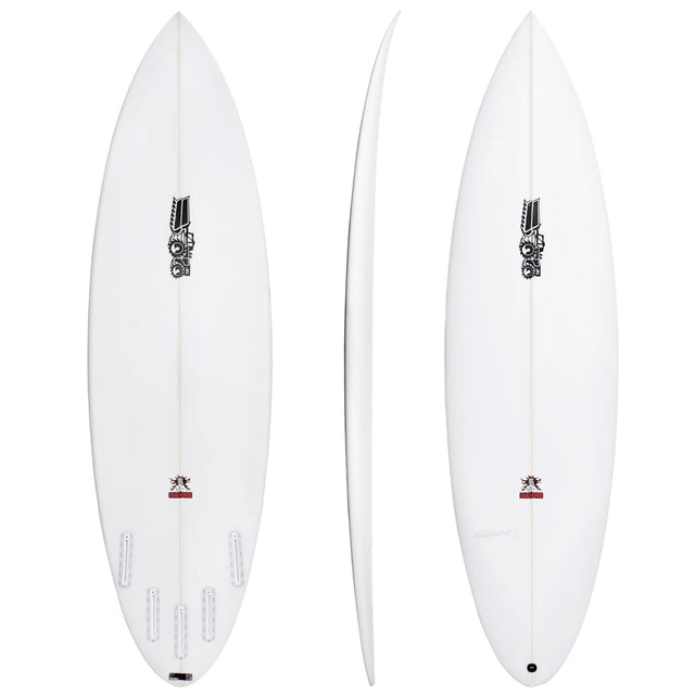 Big Horse 6'3" x 19 1/2" X  2 13/16" - 34.90L, Round, 5x  Futures Fin Boxes [T1], PU - ID:1141073